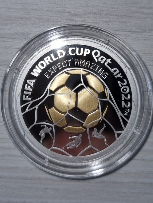 Коллекционная монета FIFA World Cup Qatar