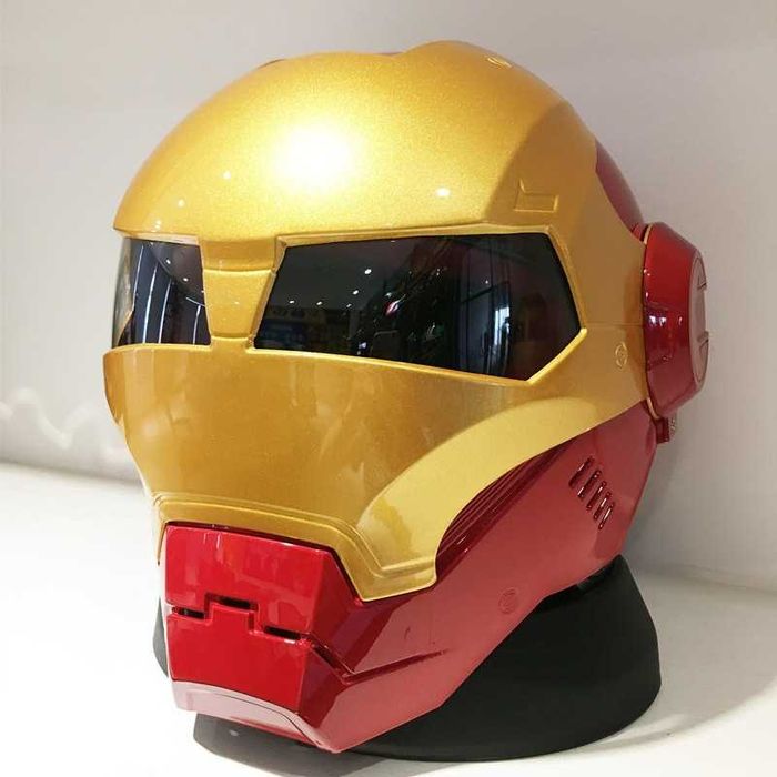 Мотошлем Iron Man (Железный человек) -20% скидка