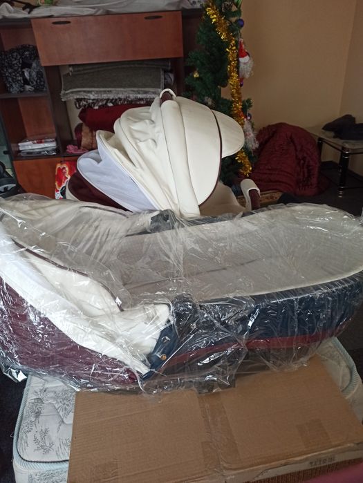 Cărucior vicco adamex 3 în 1 piele