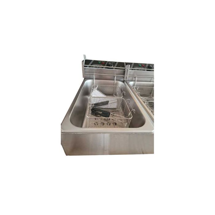 Friteuza electrica dubla 12l+12l -TRANSPORT GRATUIT