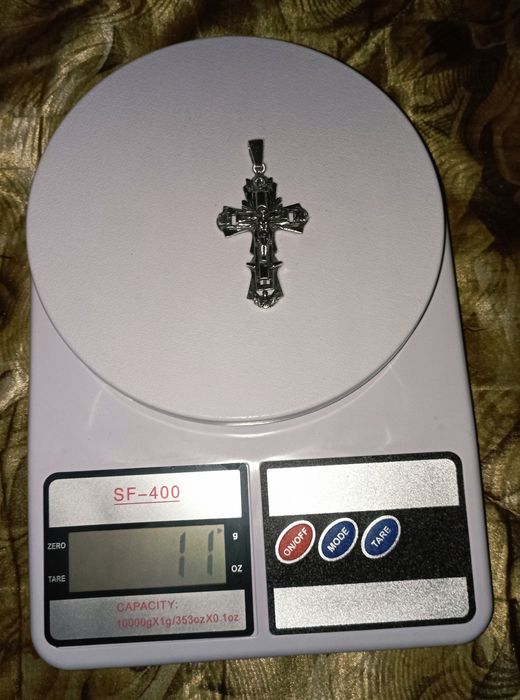 Продам цепь и крест 925 пробы