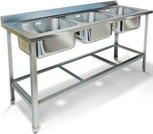 Мойка 2х \ Нержавейка цех \ Ресторан