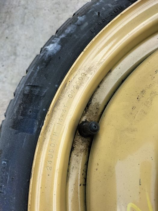 Резервна гума - патерица 14 цола 4x100 Mazda 2 / Мазда 2