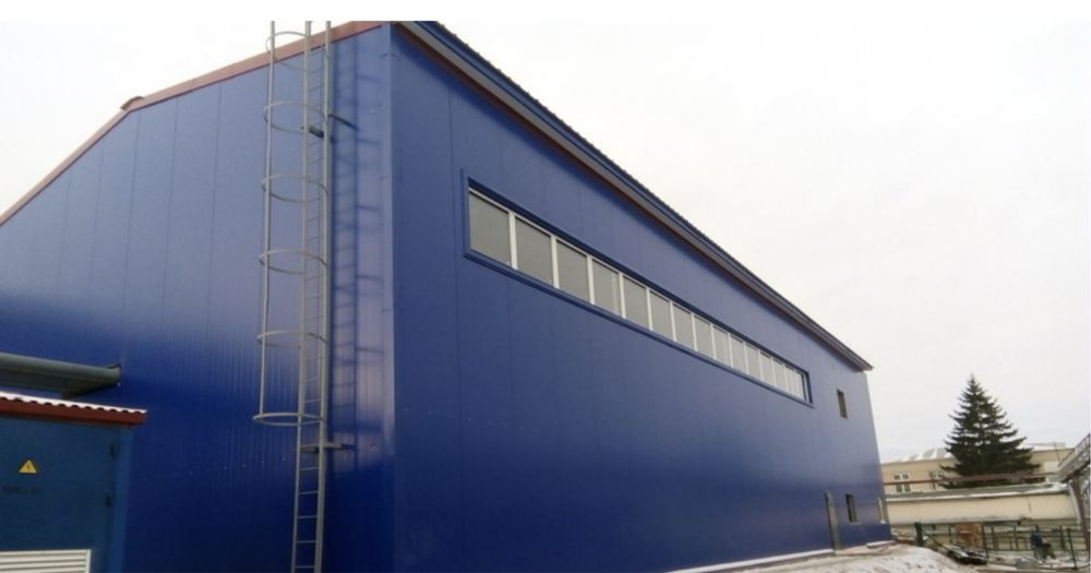 Ангары дома киоск из сэндвич панелей