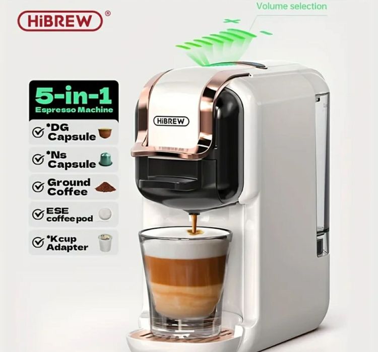 Espresor capsule Nespresso sau Dolce Gusto sau cafea macinata 5 in 1