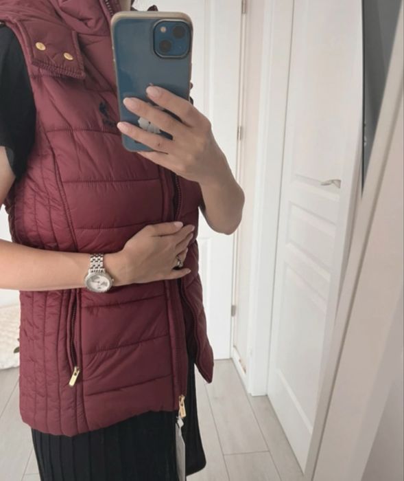Vesta cu gluga USPA Polo marime 34 / xs noua