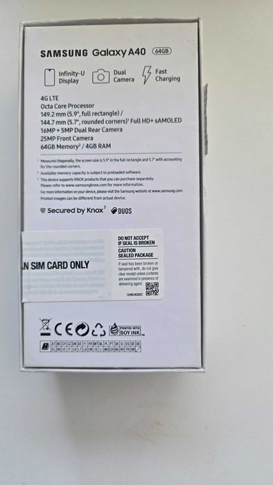 Samsung Galaxy A40 64GB / 4GB RAM