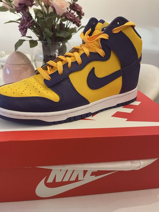 Nike Dunk High Retro Lakers