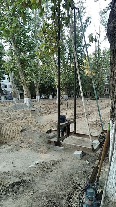 Скважина артезан сув чикариш