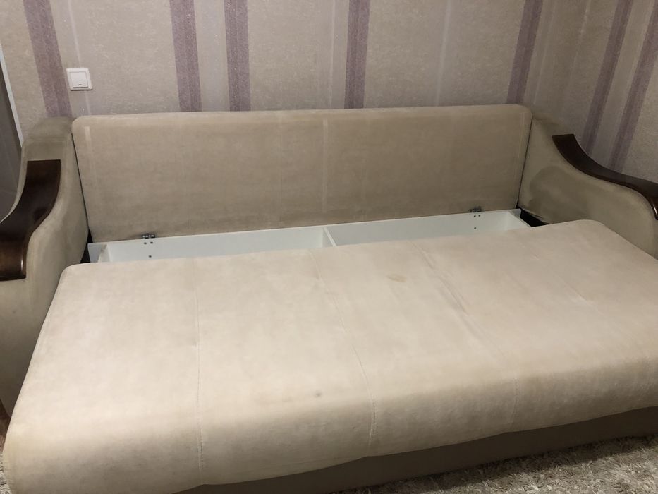 Раскладной диван с креслом
