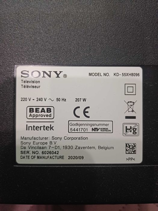 Телевизор Sony 55