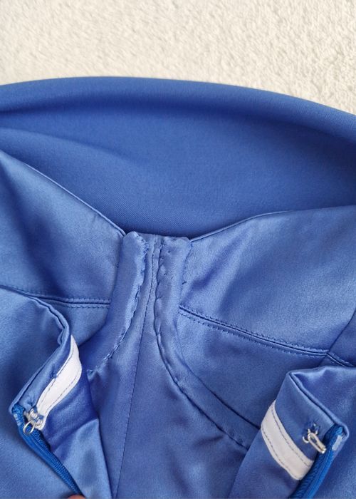Rochie de ocazie albastra facuta pe comanda