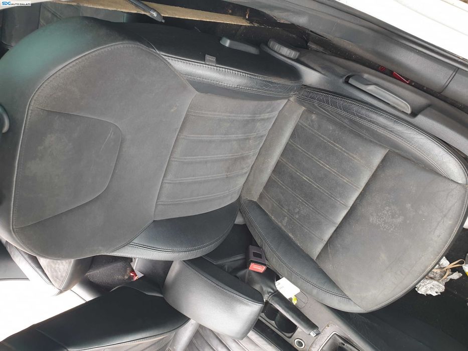 Interior Scaun Scaune Semi Piele Fara Incalzire si Bancheta cu Spatar Skoda Octavia 3 Break Combi 2013 - 2020 [K4834] [K4835] [K4836] [K4837]