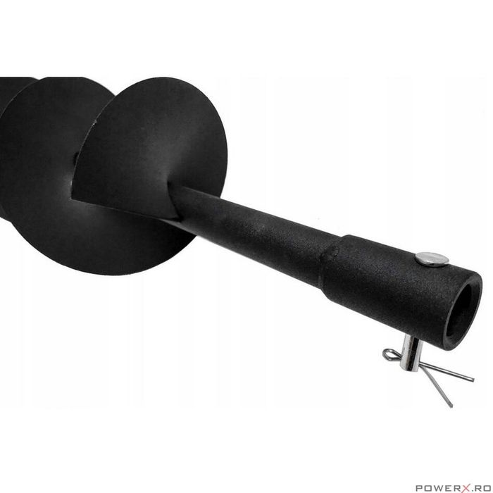 Burghiu pamant calitate premium 15 cm x 80 cm, pentru motoburghiu,