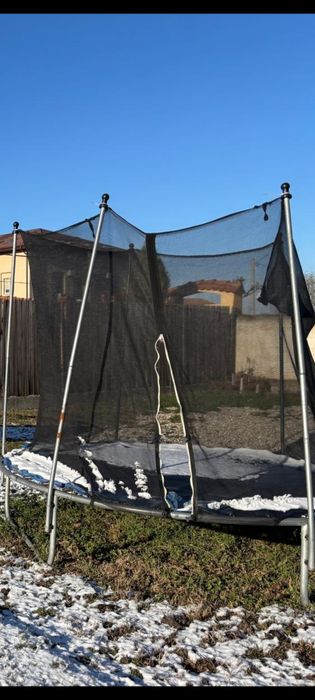 Trambulina copii de exterior cu plasa