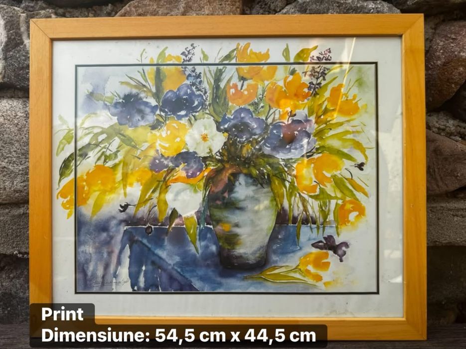 Tablou Printat Rama de Lemn