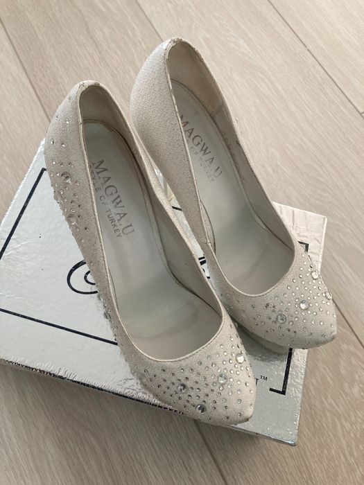 Туфли свадебные белые