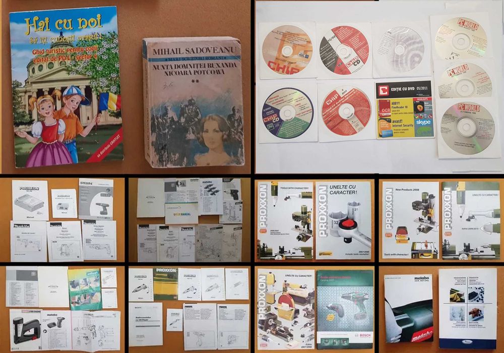 Reviste Turism - Carti Tehnice - Cataloage Power Tools - CD-uri IT