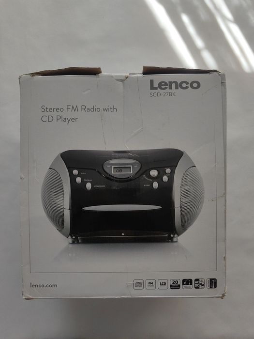 Radio Cd player portabil Lenco SCD-27BK