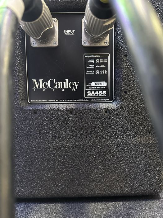 Sistem sunet BOXE McCauley  - SUA - 3 căi