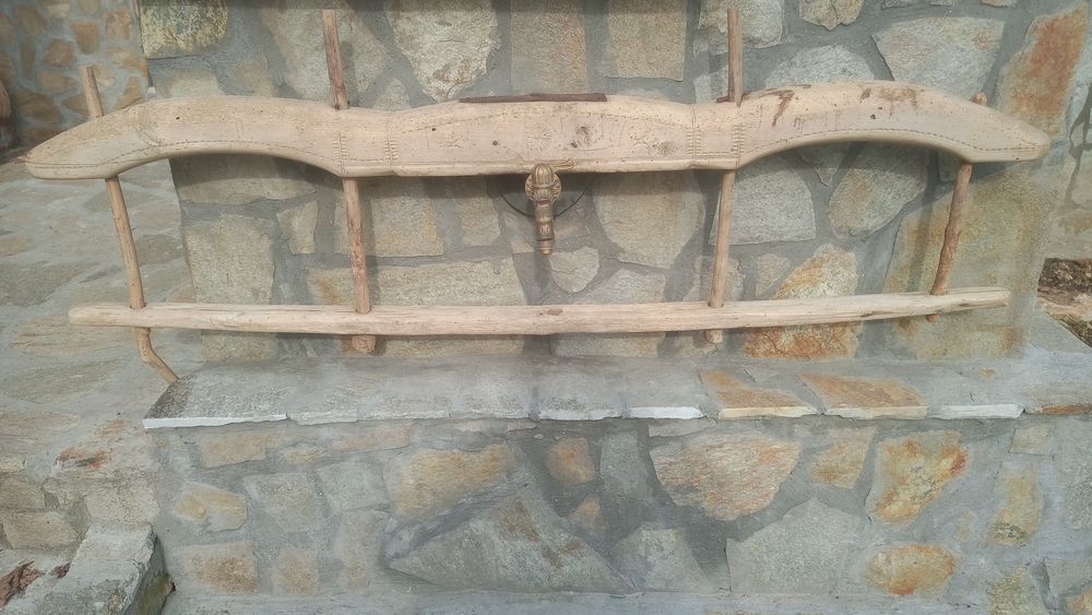 Дървено рало.Хомот,Ярем . Хлопка.