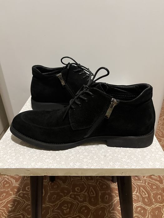 Ботинки осенние замшевые