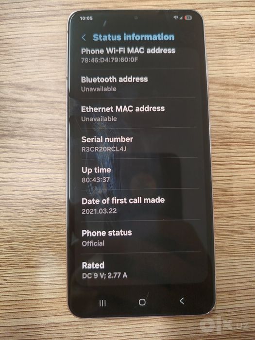 Galaxy S21+ 5G kafolat bilan