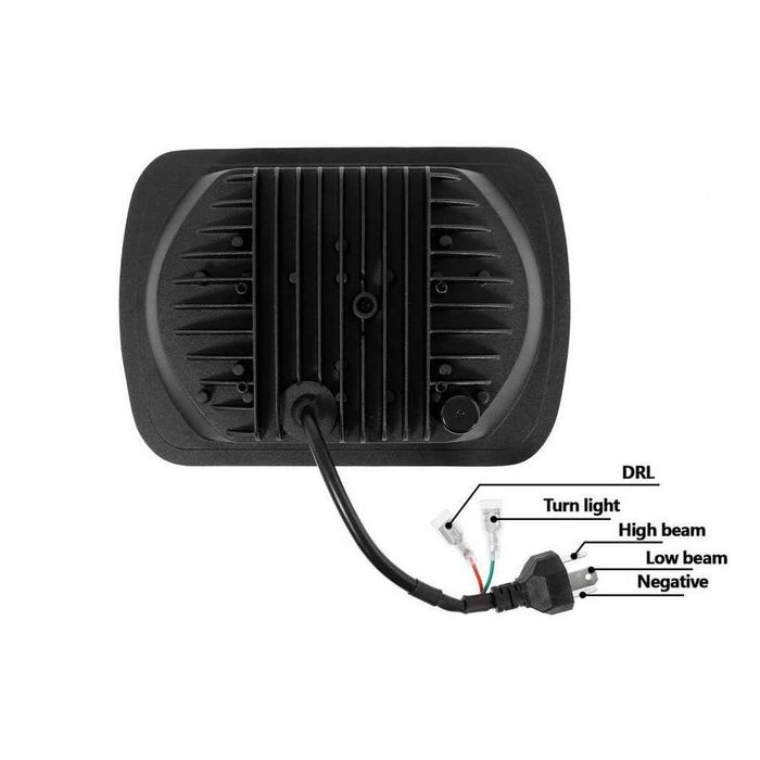 НОВИ Универсални LED Фарове за джип Jeep Cherokee XJ, Jeep Wrangler YJ
