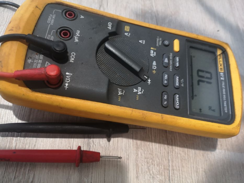 Fluke 87 V Дигитален Тестер Мултицет измерване Изолация Клещи Крипване