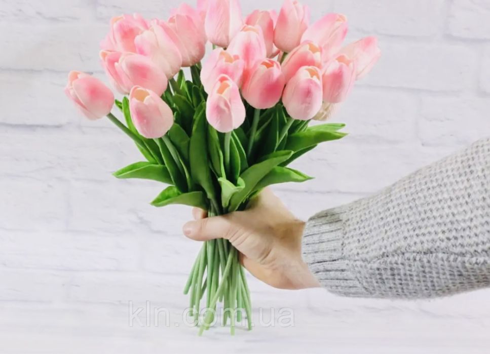 Тюльпаны искусственные силиконовые