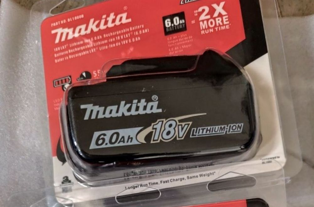 Baterie acumulator noua pentru makita 18V 6 ah,led incarcare