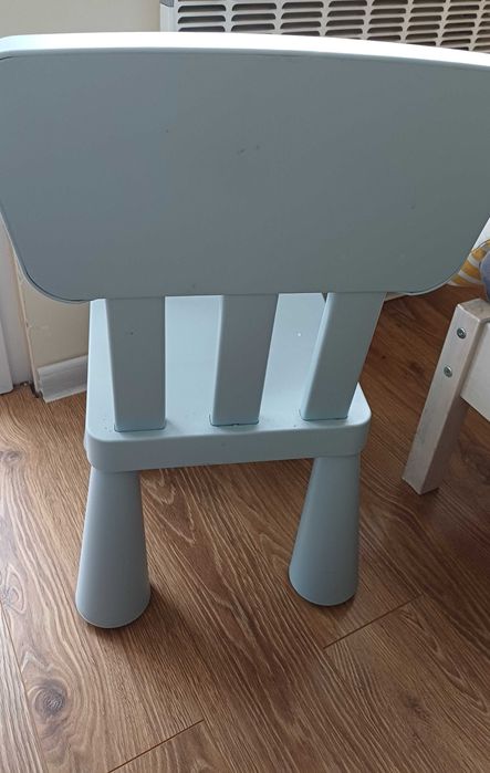Детски син стол от Икеа mammut