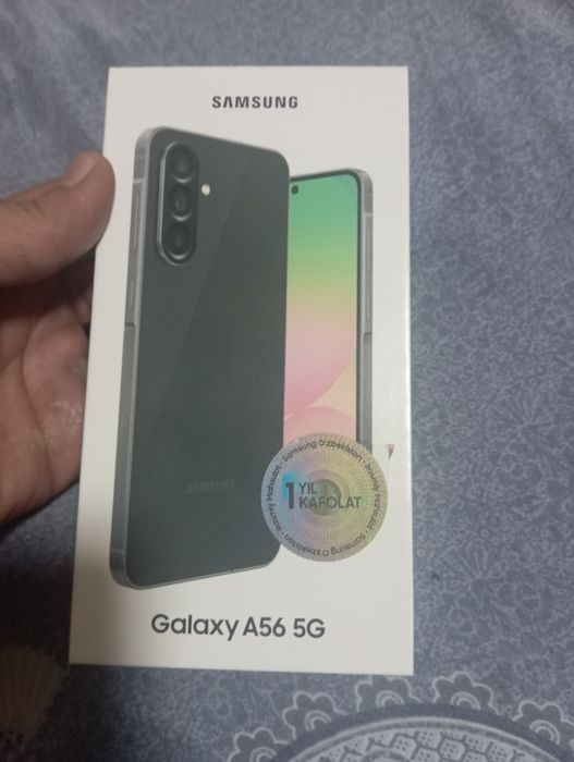 Samsung a56 8GB/128GB awesome graphite yengi hali ochilmagan