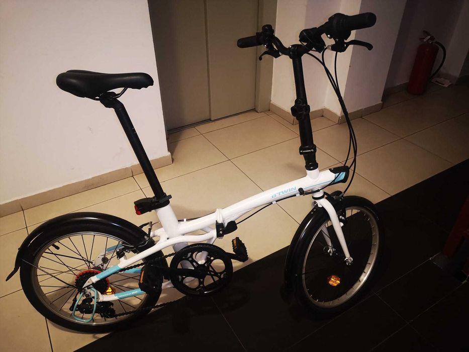 Bicicletă pliabilă Fold120 Alba