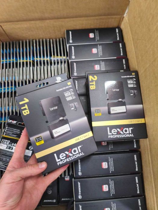 Внешний SSD Lexar SL400 2TB USB-C — чтение 1050 МБ/с, запись 1000 МБ/с