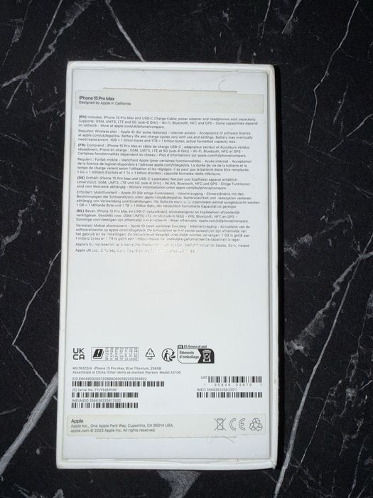 Vand Iphone 15 Pro Max