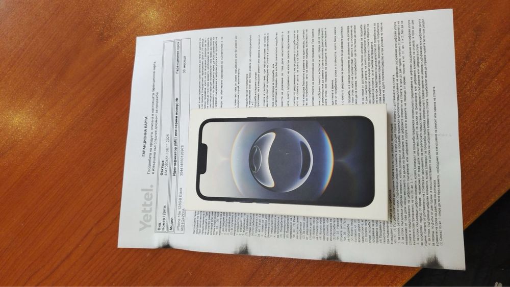 Нов iphone 16 e 128 gb