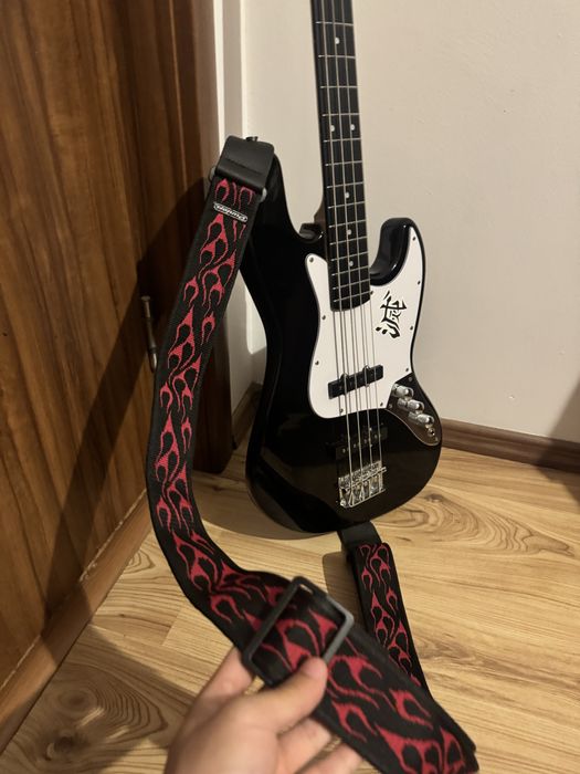 Bas electric(Pasadena STB-202B)+curea //stare buna//