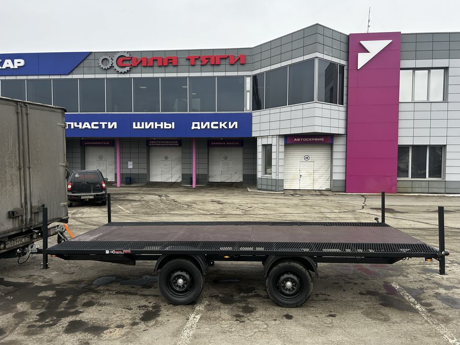 Прицеп двухосный площадка