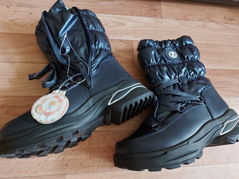Новые зимние сапоги 34-35р