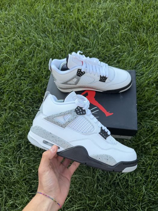 Jordan 4 White Cement