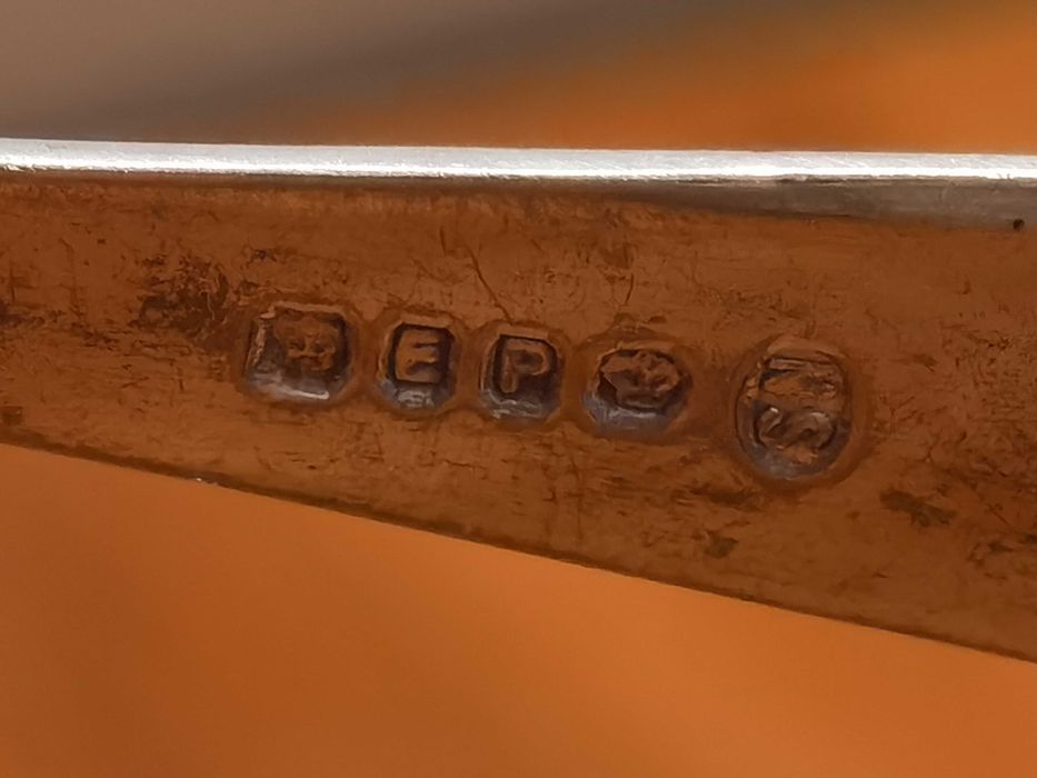 Посребрена щипка 21.5 гр