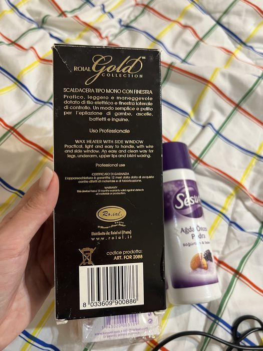 Aparat epilat cu ceara