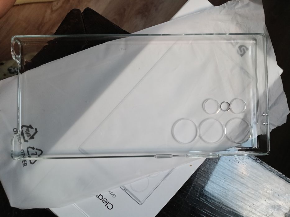 Samsung  Galaxy S24 Ultra, S24 Ultra  оригинален кейс clear case прозрачен калъф Samsung case защитен калъф.