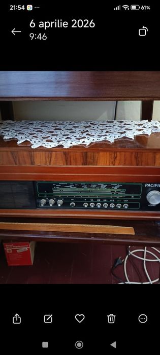 Vând radio cu pickup Pacific