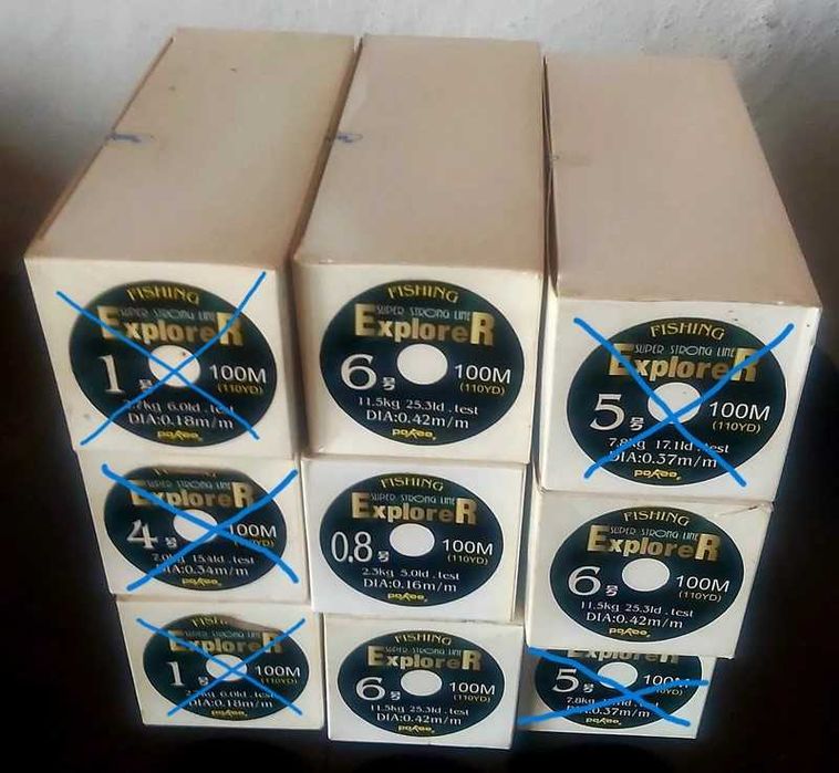 Fir pentru pescuit,nou,sigilat,diferite diametre