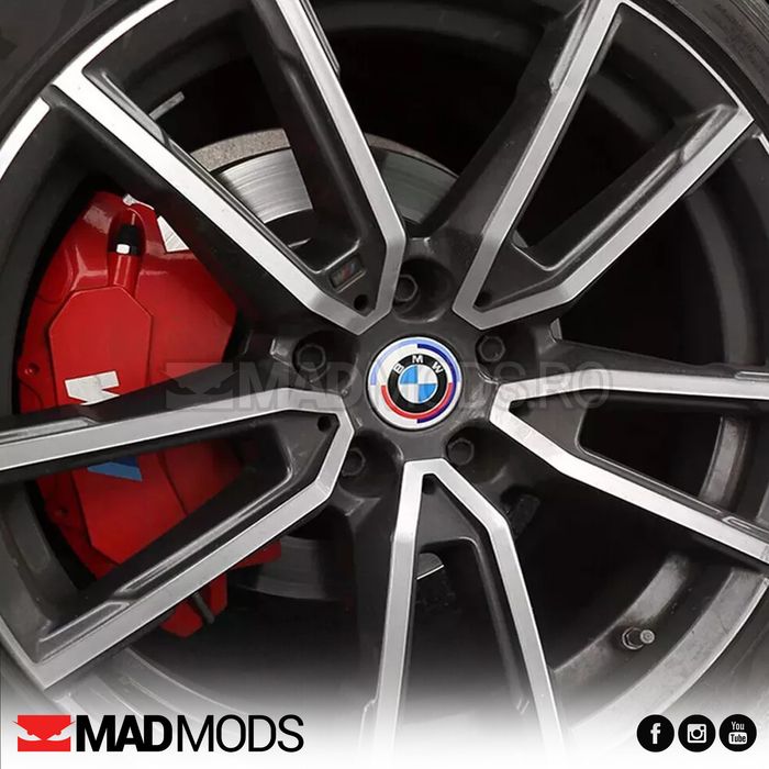 Set 4 capacele aniversare jante BMW 68mm, 60mm, 56mm Seria 1 2 3 4 5 6 7 i X M