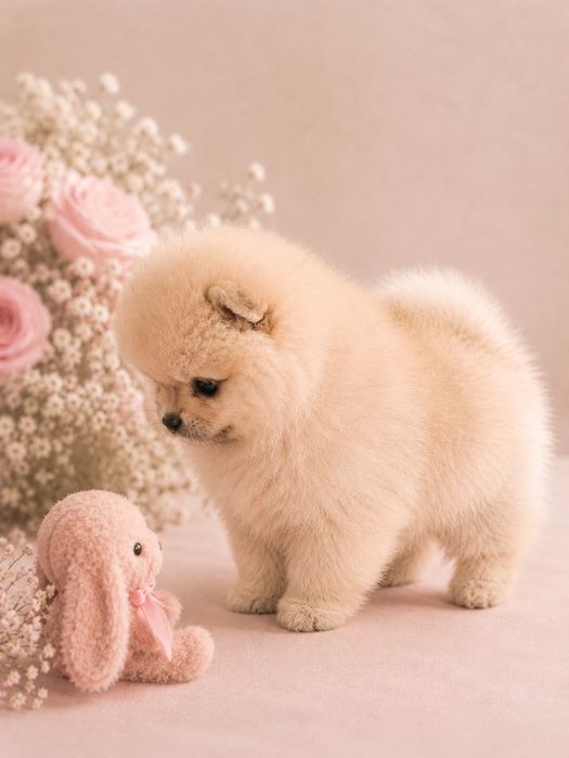 Померанский шпиц миник тип мишка