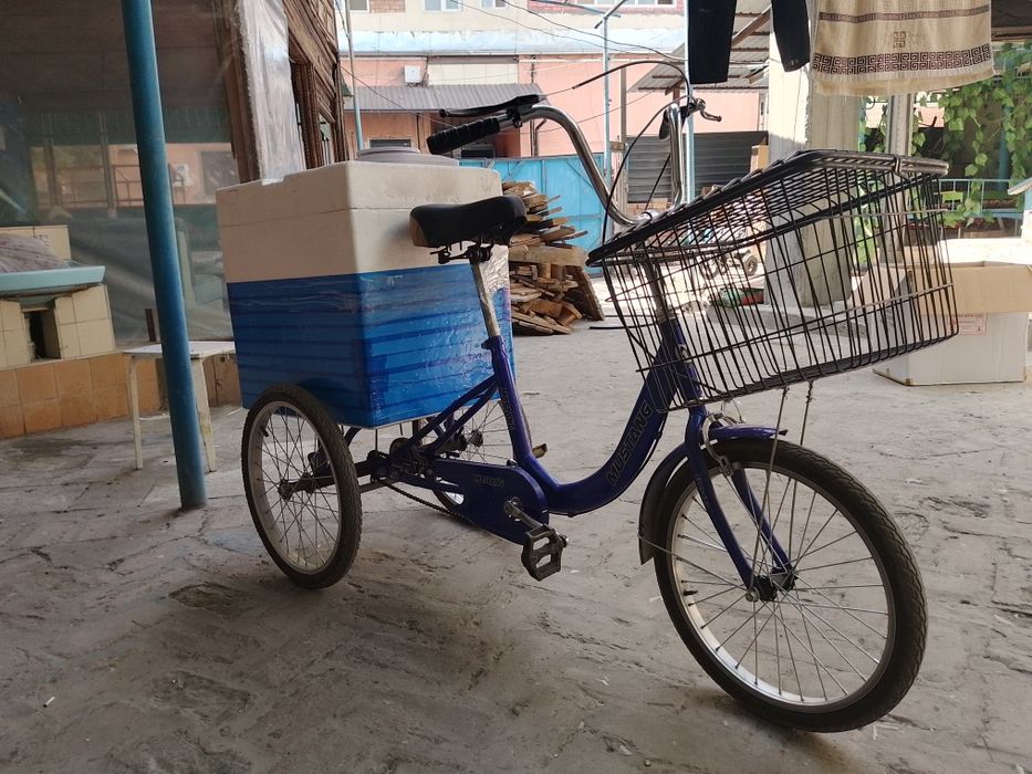 Velosiped gruzovoy / yuk tashish uchun, 20 razmer, 3 g'ildirakli