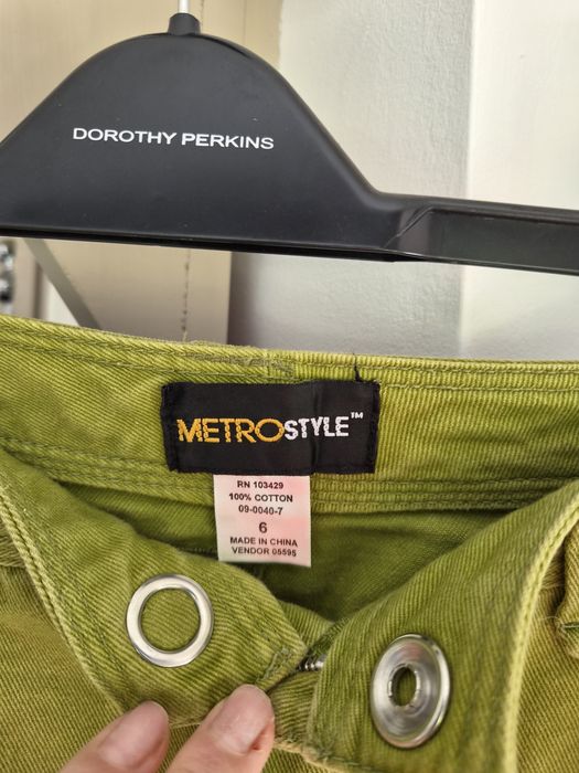 Fusta denim verde